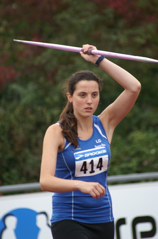 Franziska Huber beim Speerwerfen PICT0109