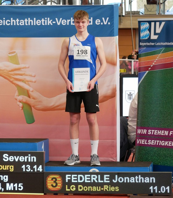 Erste Standortbestimmung bei dem Süd bzw. Nordbayerischen Hallenmeisterschaften 