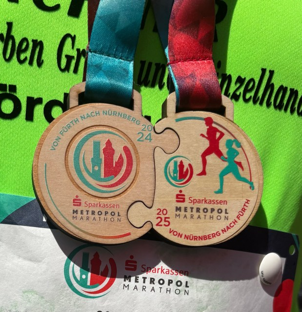Metropolmarathon von Nürnberg nach Fürth